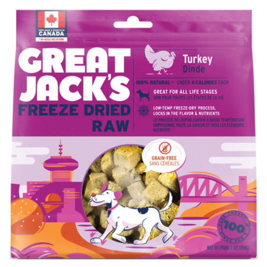 GREAT JACK'S | Gâteries dinde lyophilisée