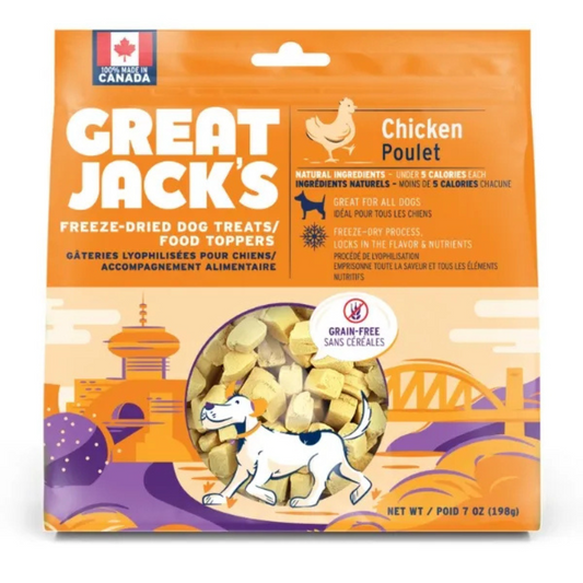 GREAT JACK'S | Gâteries poulet lyophilisé