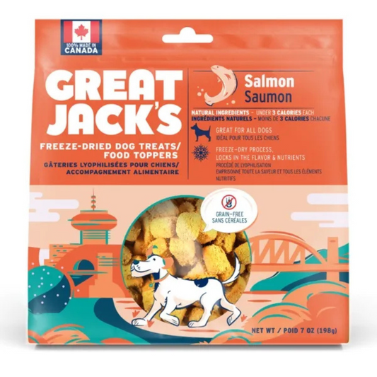 GREAT JACK'S | Gâteries saumon lyophilisé