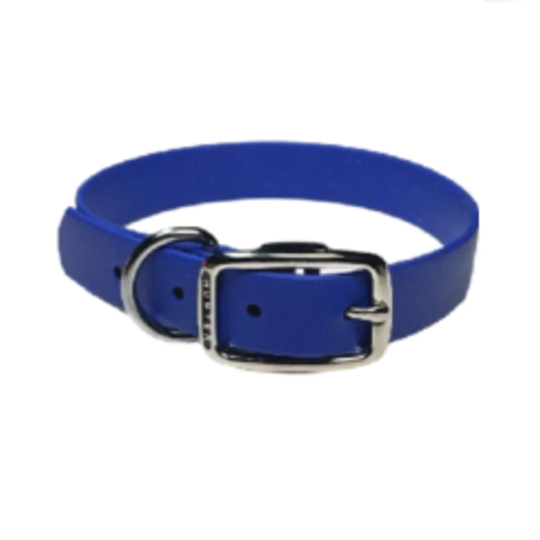 HUNTER | Collier biothane bleu