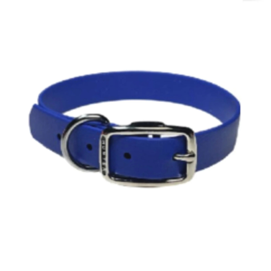 HUNTER | Collier biothane bleu