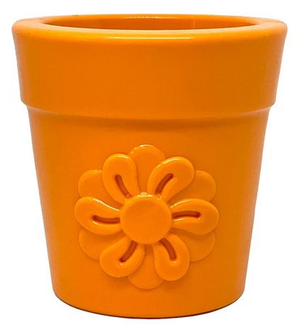 SODAPUP | Pot de fleur orange distributeur, Nature Animale, votre référence en alimentation animale à Mascouche.