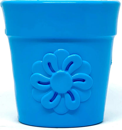 SODAPUP | Pot de fleur bleu distributeur, Nature Animale, votre référence en alimentation animale à Mascouche.