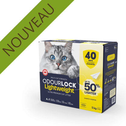 INTERSAND | Litière Odourlock légère, parfum délicat 5kg chat