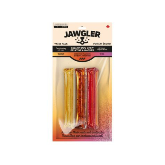 JAWGLER | Gélatines à mâcher - paquet de 3, saveurs assorties