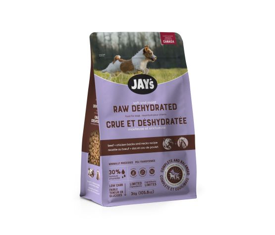 JAY'S | Nourriture crue et déshydratée au boeuf