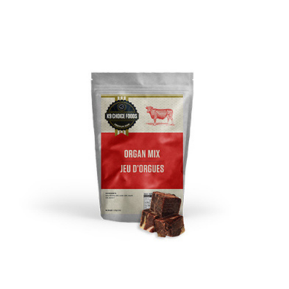 K9 CHOICE | Mélange d'organes de bœuf 3lbs