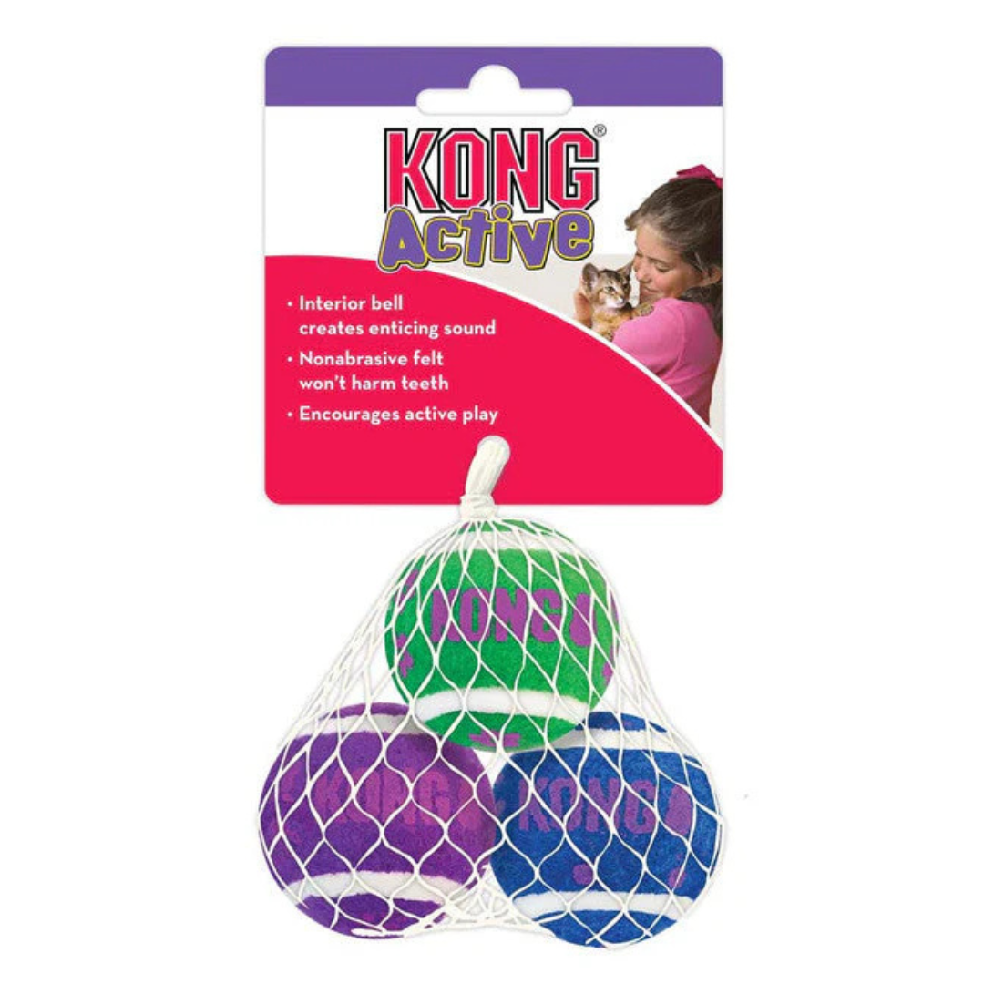 KONG | Chat tennis Balles de tennis avec clochettes