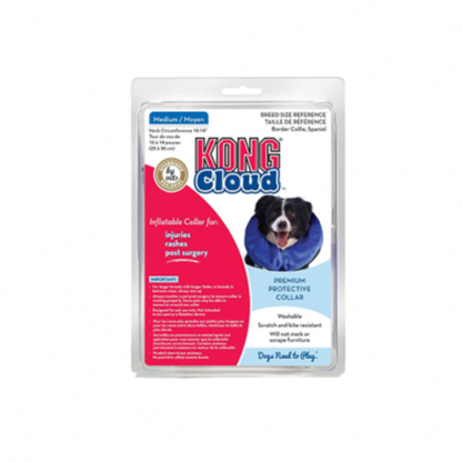 KONG | Collier nuage gonflable bleu moyen