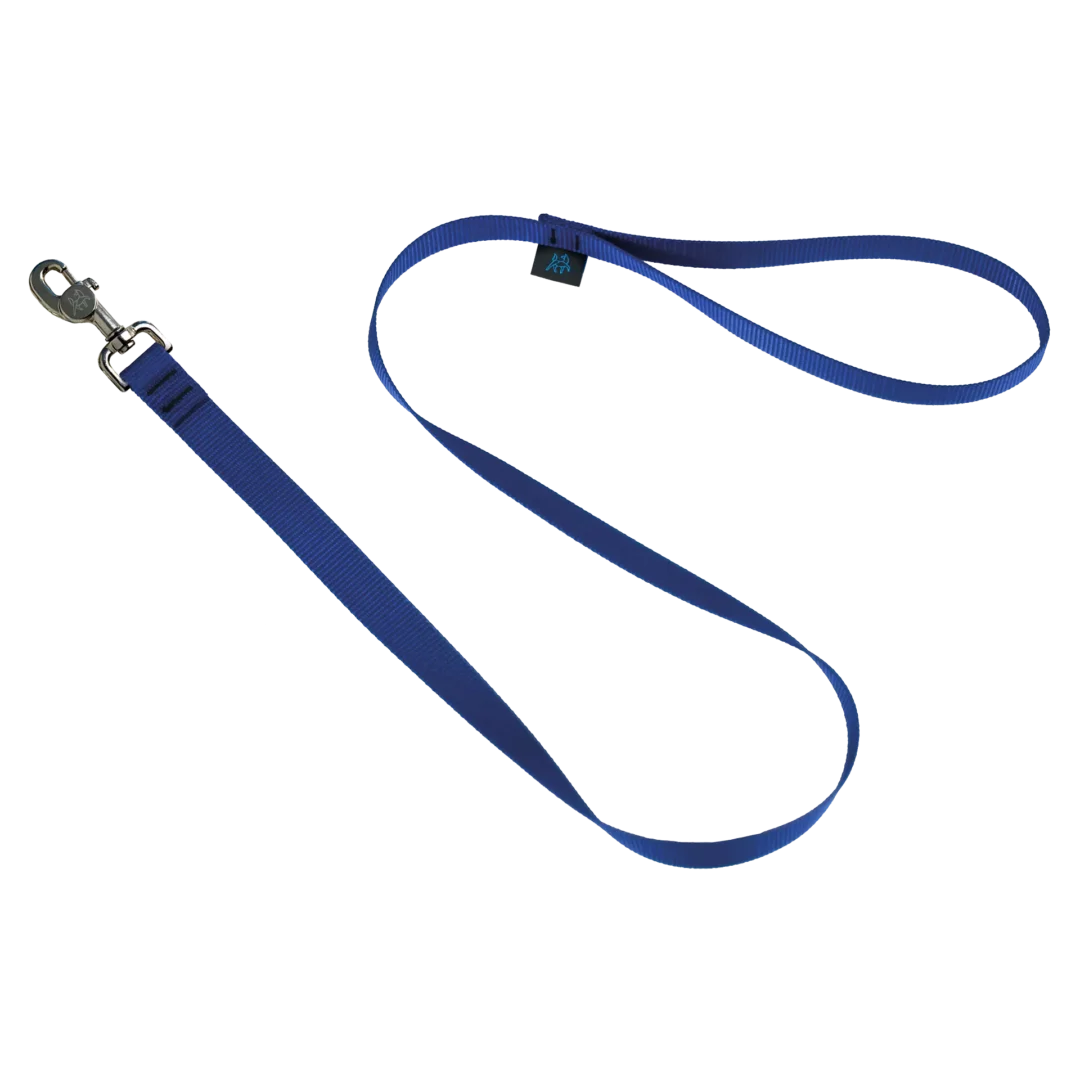 NAHAK | Laisse bleue standard quatre pieds pour chien.Nature Animale, votre référence en alimentation animale et sport canin à Mascouche.