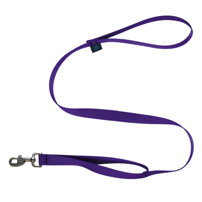 NAHAK | Laisse mauve pour chien quatre pieds - double poignée. Nature Animale, votre référence en alimentation animale et sport canin à Mascouche.
