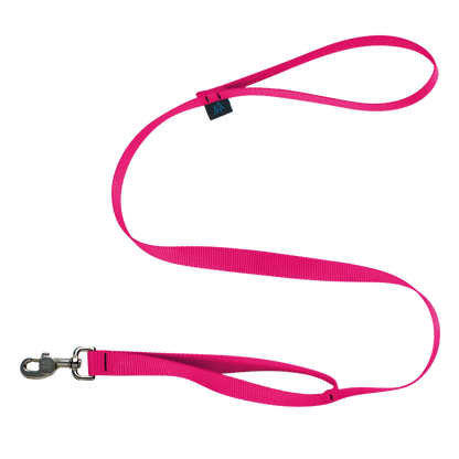 NAHAK | Laisse rose pour chien quatre pieds - double poignée. Nature Animale, votre référence en alimentation animale et sport canin à Mascouche.