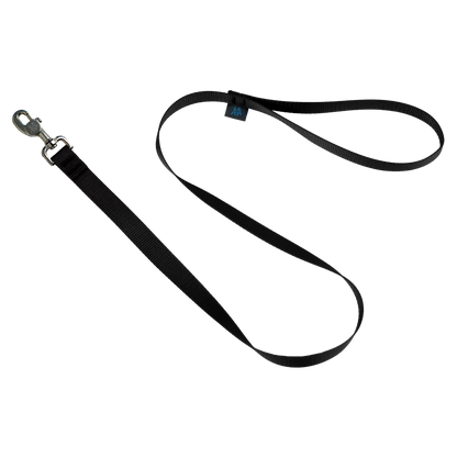 NAHAK | Laisse noire standard quatre pieds pour chien.Nature Animale, votre référence en alimentation animale et sport canin à Mascouche.