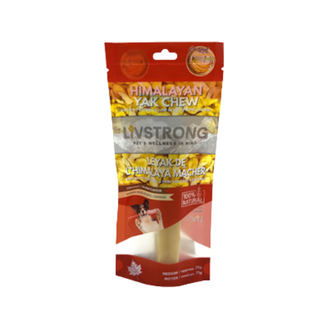 Livstrong fromage de yak coco et banane