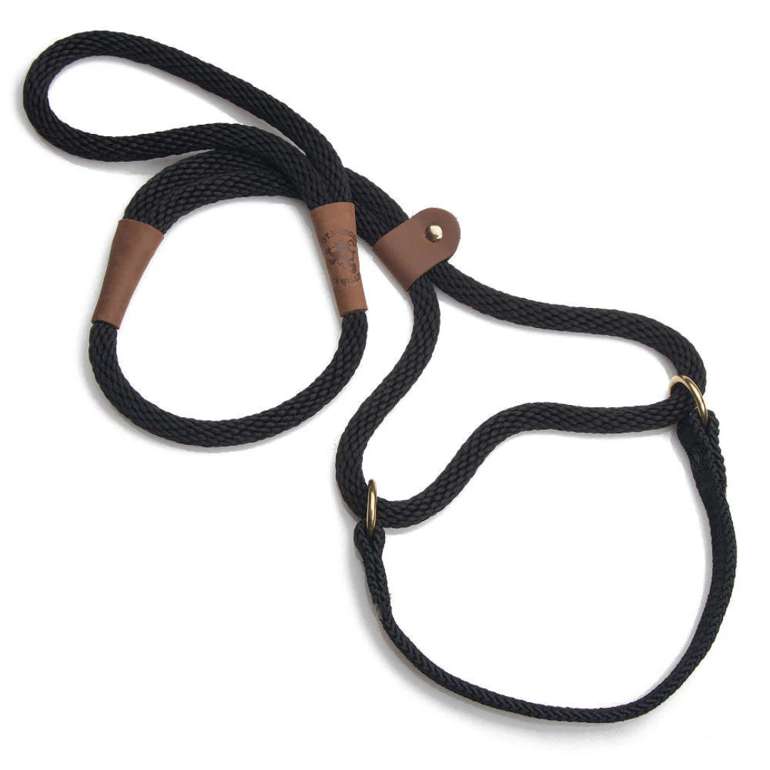 MENDOTA | Dog walker 1/2"X6' noir