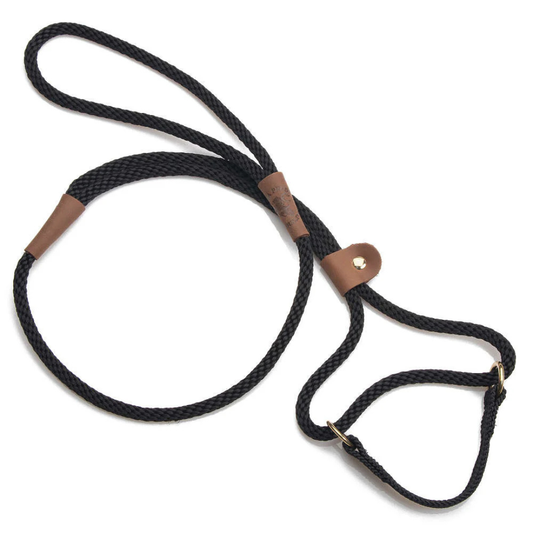 MENDOTA | Dog walker 3/8"X6' noir