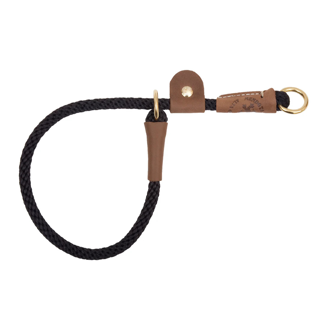MENDOTA | Pro trainer slip collar noir