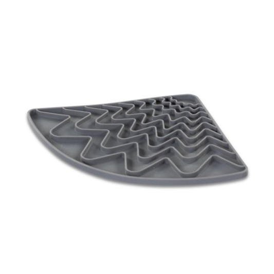 MESSY MUTTS | Tapis en silicone multi-surfaces, triangle gris