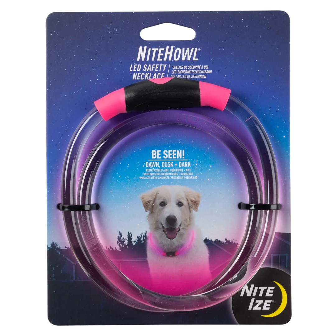 NITE IZE | Collier de sécurité LED rose