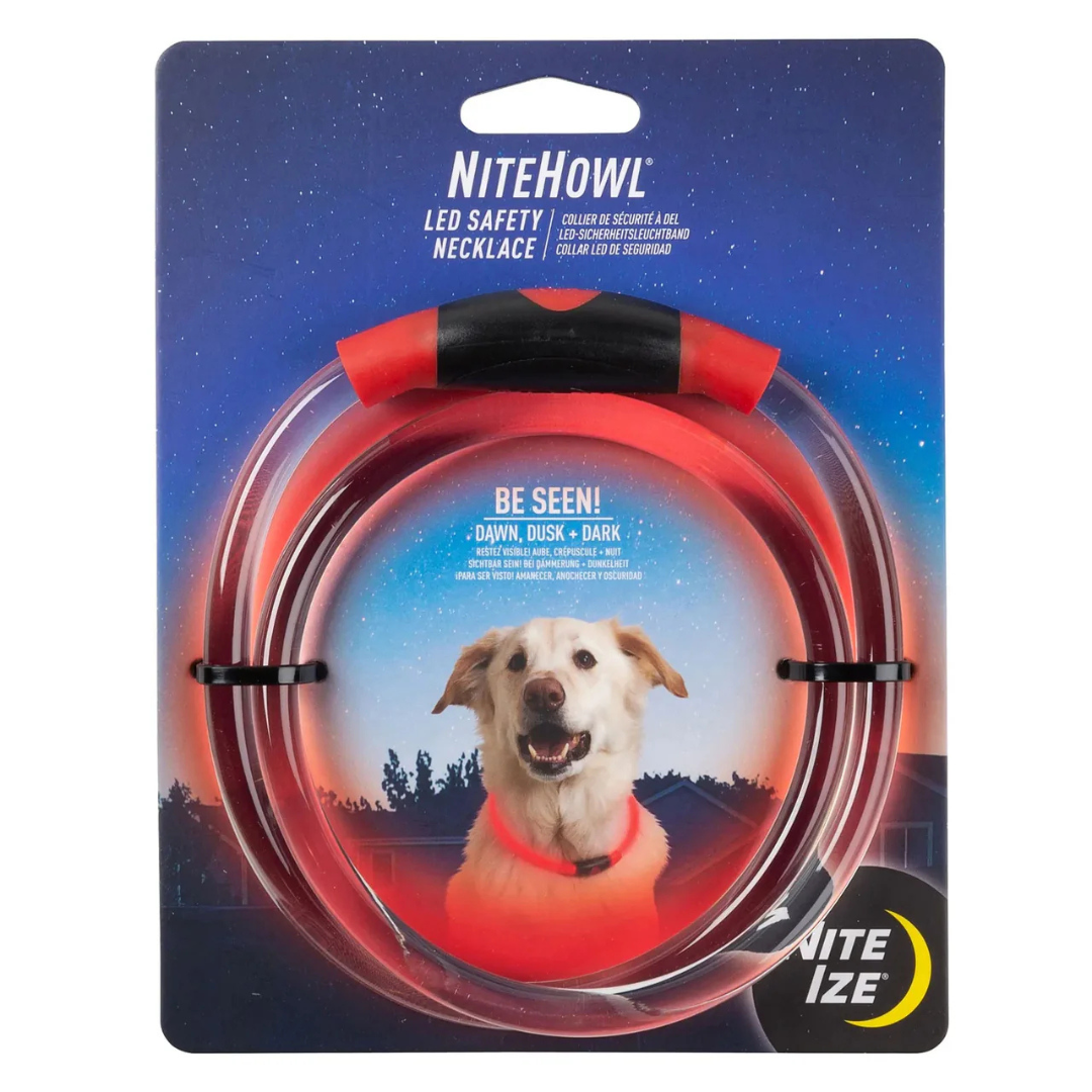 NITE IZE | Collier de sécurité LED rouge