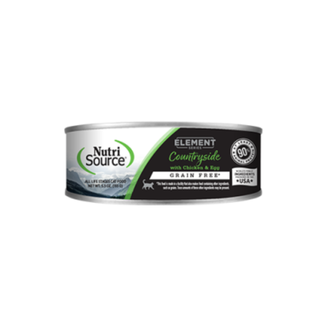 NUTRISOURCE | Element Series Pâté poulet et œuf pour chat 156g
