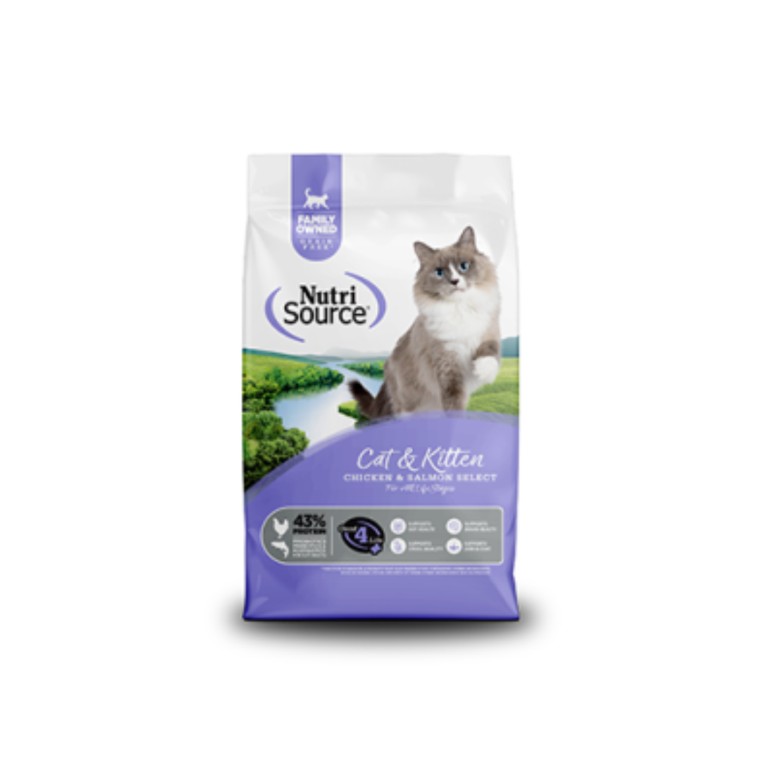 NUTRISOURCE | Sélection poulet et saumon 1.8kg pour chat