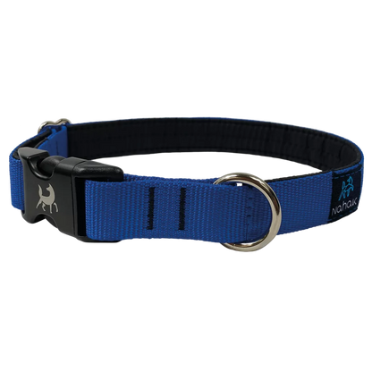 NAHAK | Collier bleu pour chien - rembourré avec clip. Nature Animale, votre référence en alimentation animale et sport canin à Mascouche.