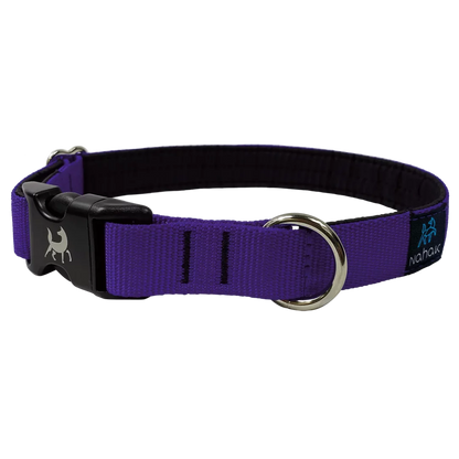 NAHAK | Collier mauve pour chien - rembourré avec clip. Nature Animale, votre référence en alimentation animale et sport canin à Mascouche.