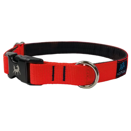 NAHAK | Collier orange pour chien - rembourré avec clip. Nature Animale, votre référence en alimentation animale et sport canin à Mascouche.
