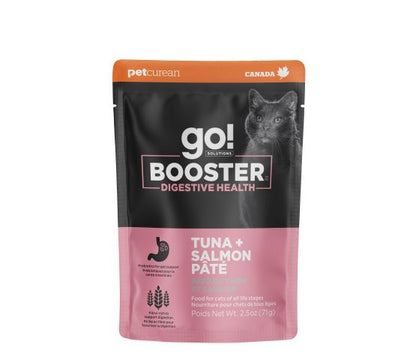 PETCUREAN GO! | Chat booster pâté de thon et saumon. Nature Animale, votre référence en alimentation animale à Mascouche.