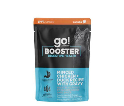 PETCUREAN GO! | Booster chat poulet et canard haché. Nature Animale, votre référence en alimentation animale à Mascouche.