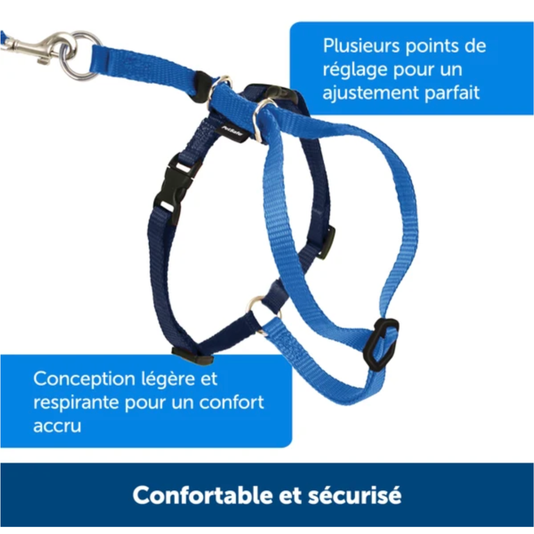  PETSAFE | Harnais chat bleu Nature Animale a Mascouche