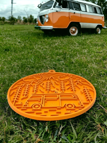 SODAPUP | Tapis de léchage ''Camp'' orange