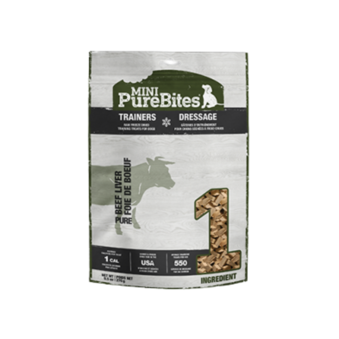 PureBites Mini trainers foie de bœuf 270g
