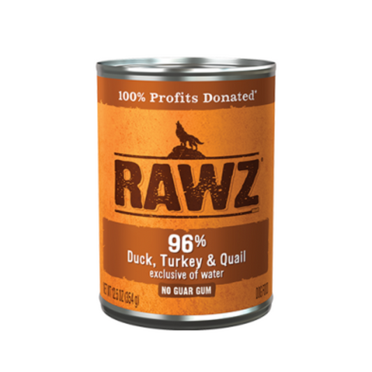 RAWZ | Pâté de canard, dinde, caille 12.5 oz