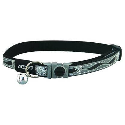 ROGZ | Nightcat collar small 8-12" noir