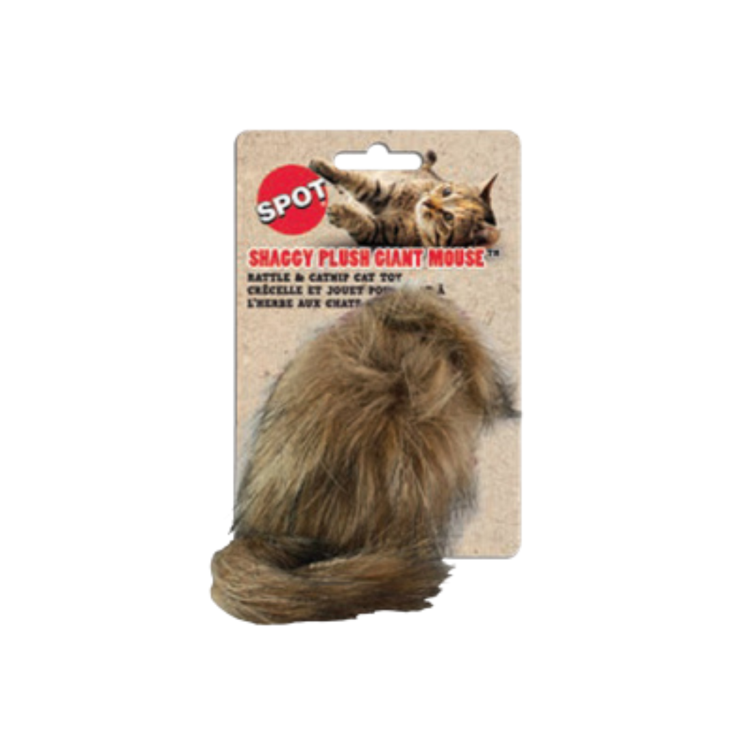 SPOT | Shaggy mouse plush cay toy