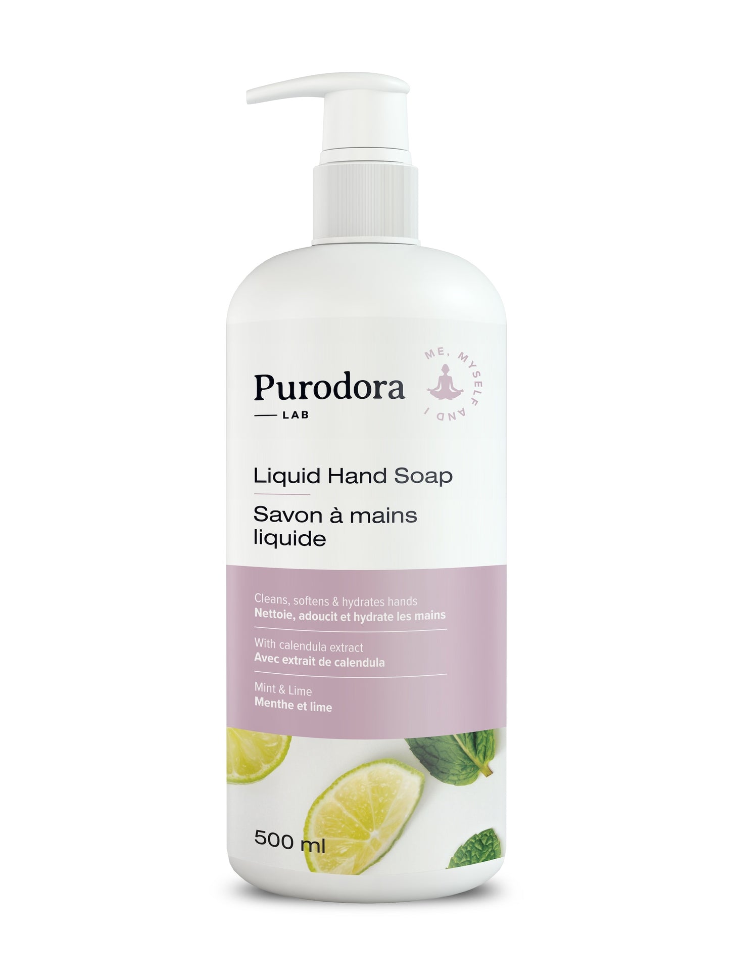 PURODORA LAB | Savon à mains menthe et lime. Nature Animale, votre référence en alimentation animale et sport canin à Mascouche.