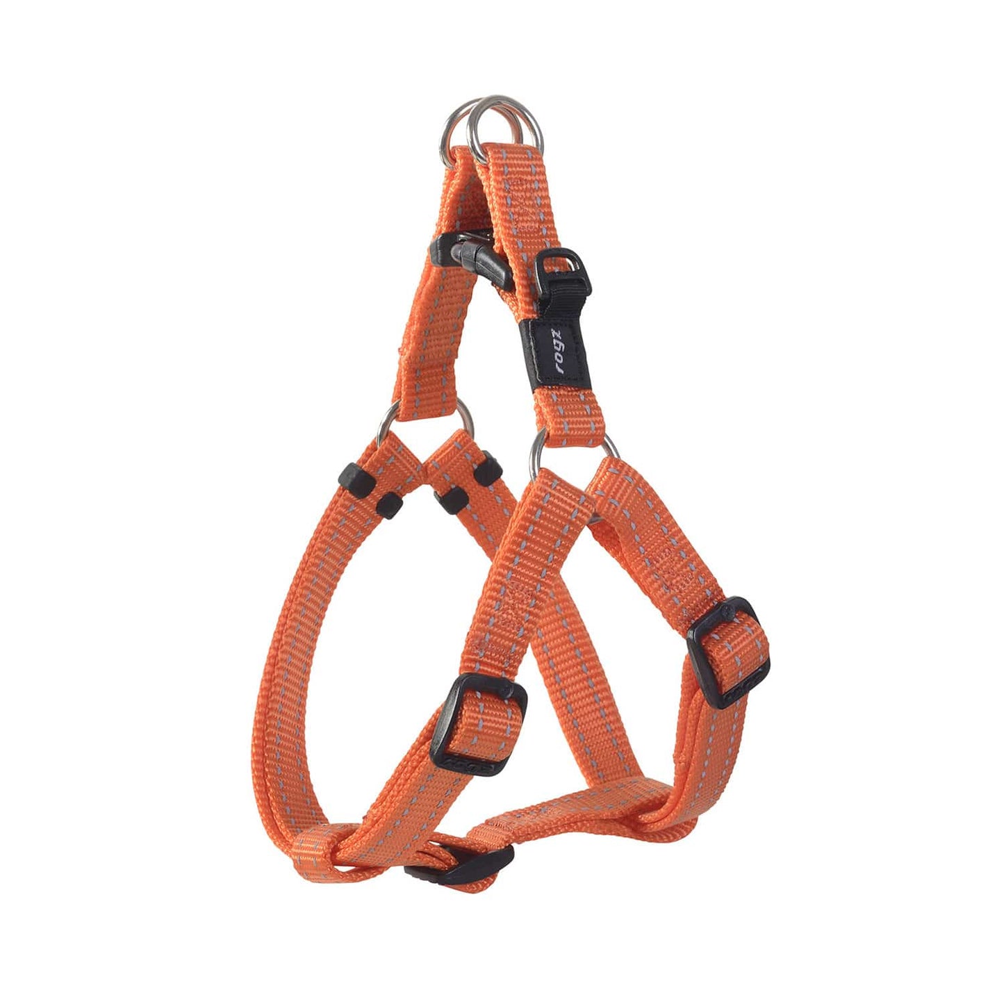 ROGZ | Harnais orange Step-In pour chiens. Nature Animale, votre référence en alimentation animale et sport canin à Mascouche.