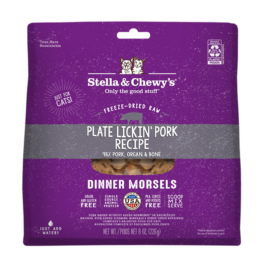 Stella Chewy porc lyophilisé pour chat