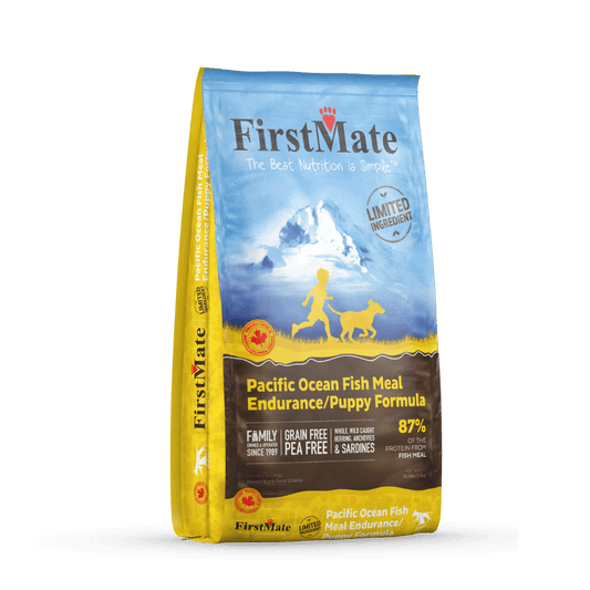 FIRSTMATE | Ingrédient limité endurance / chiot poisson. Nature Animale, votre référence en alimentation animale à Mascouche.