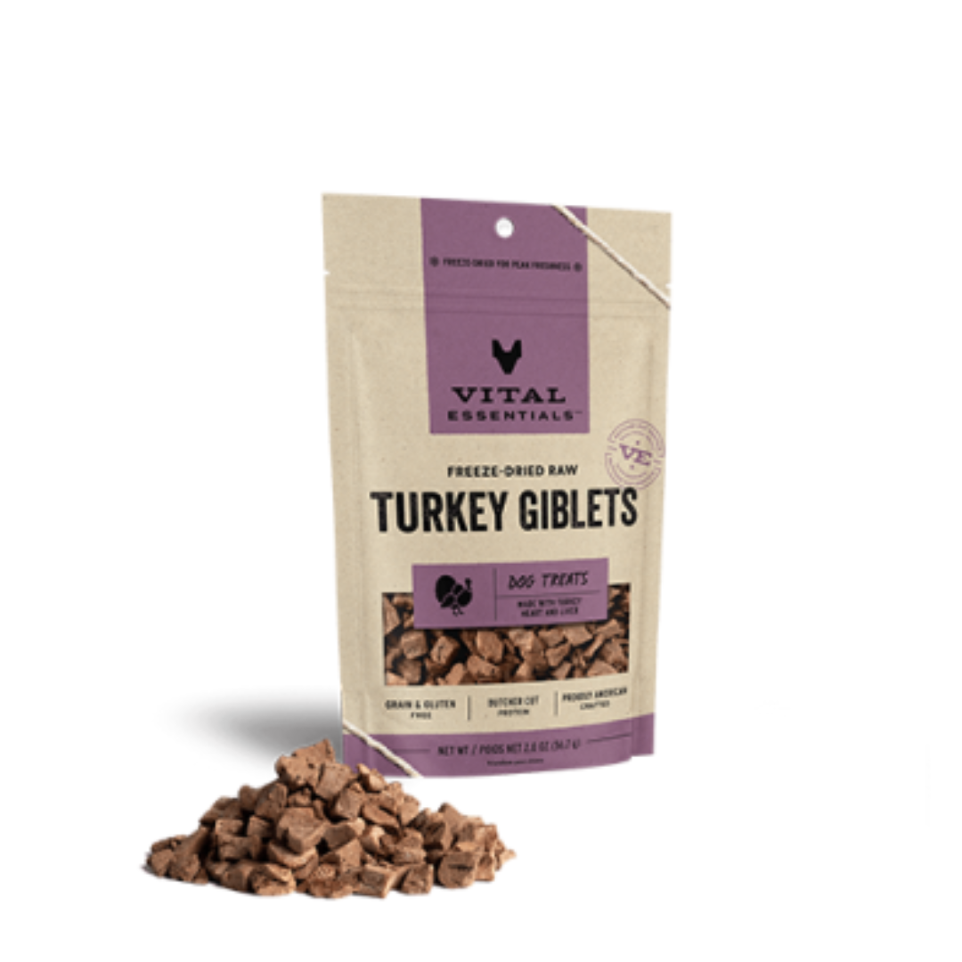 VITAL ESSENTIALS | Bouchées d'abats de dinde lyophilisées 2 oz