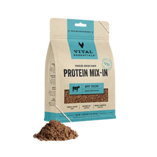 VITAL ESSENTIALS | Mix-in mini morceaux lyophilisés de boeuf 6 oz