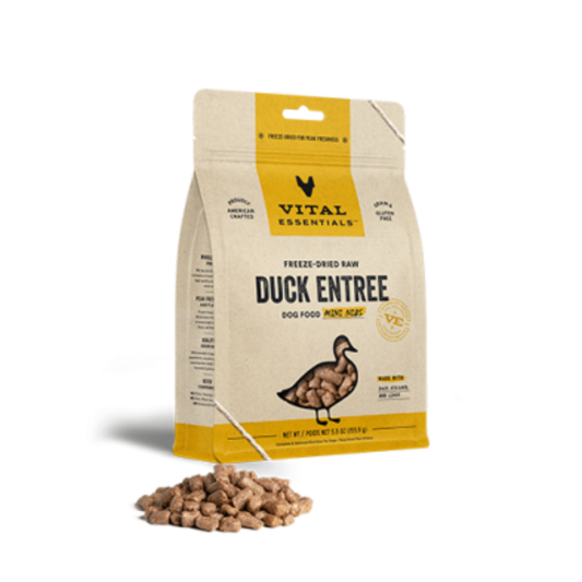 VITAL ESSENTIALS | Mix-in mini morceaux lyophilisés de canard 5,5 oz