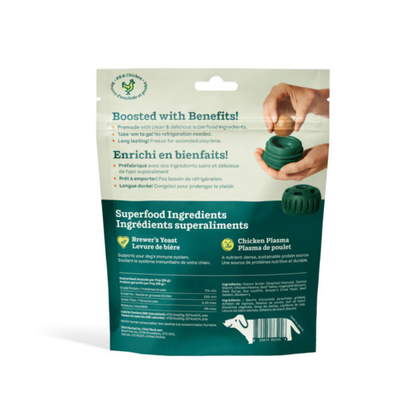 WOOF PET | Recharge pupsicle beurre d'arachide/boeuf dos