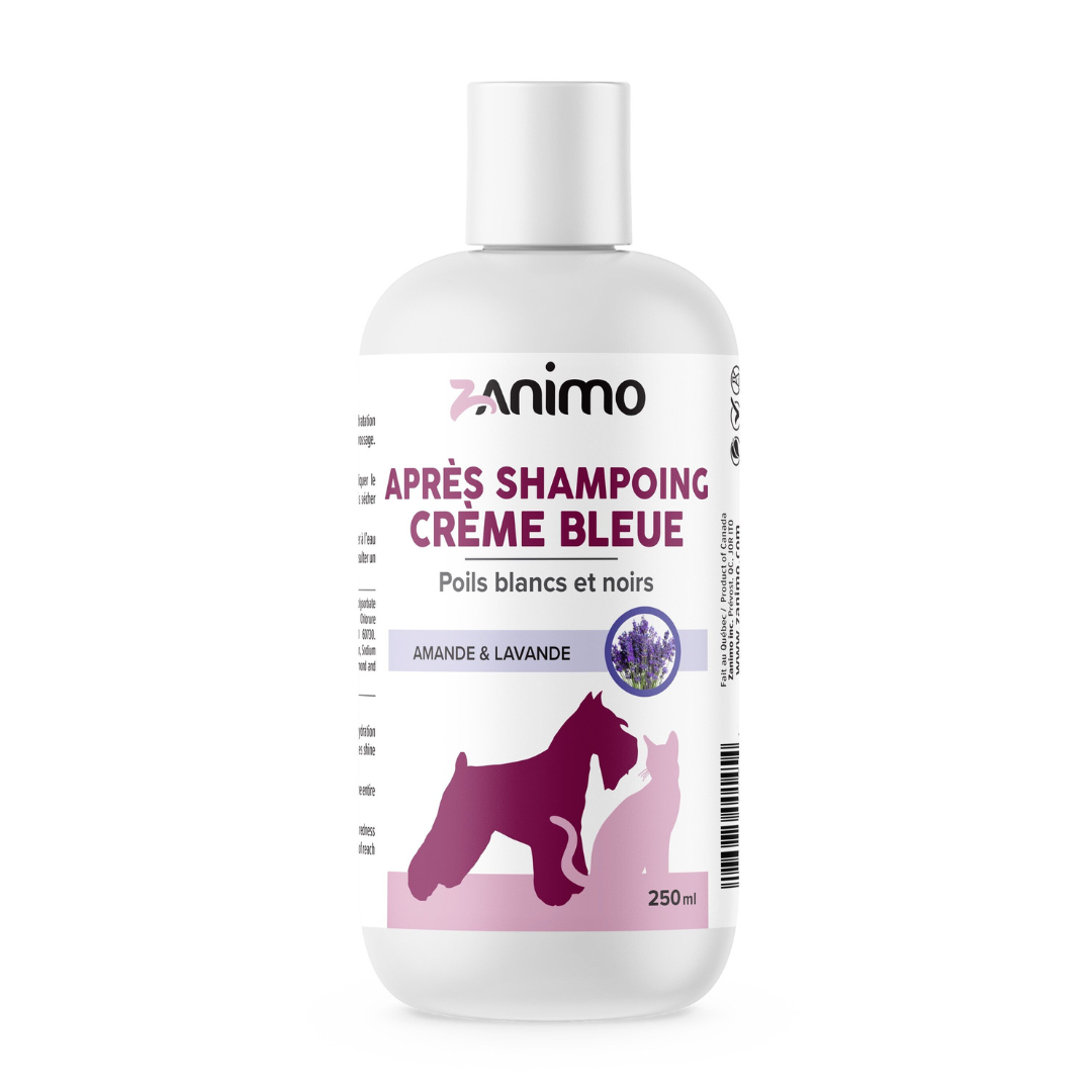 ZANIMO | Après-shampoing crème bleu amande et lavande 250ml