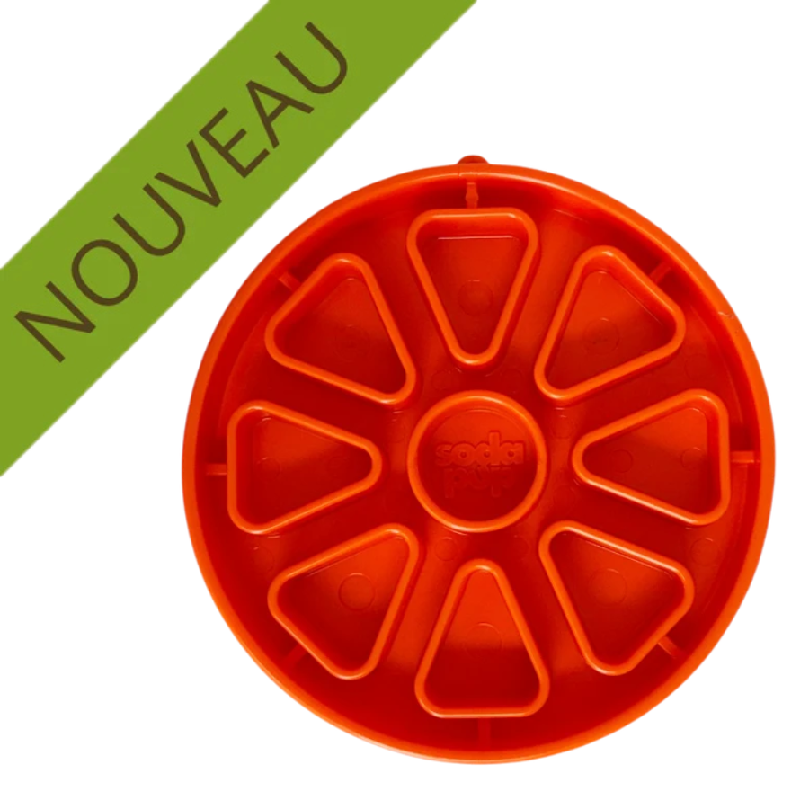 SODAPUP | Bol ralentisseur souple, Agrume orange