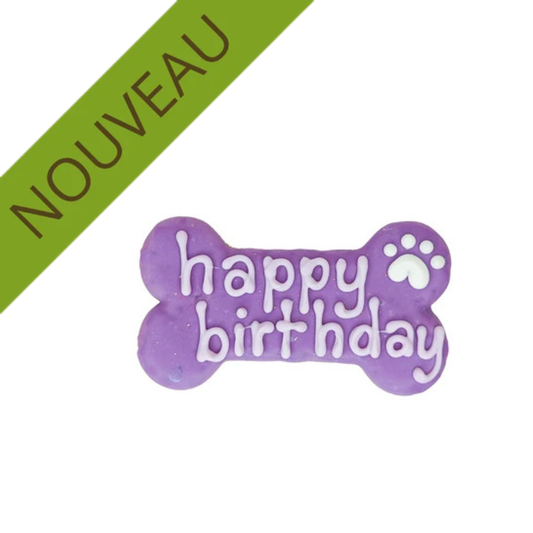 BOSCO & ROXY | Biscuit mauve "Bonne fête"