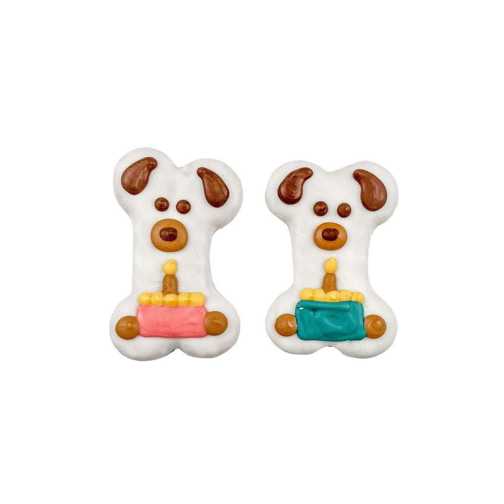 BOSCO & ROXY | Biscuit chien avec un gâteau de fête Moyen