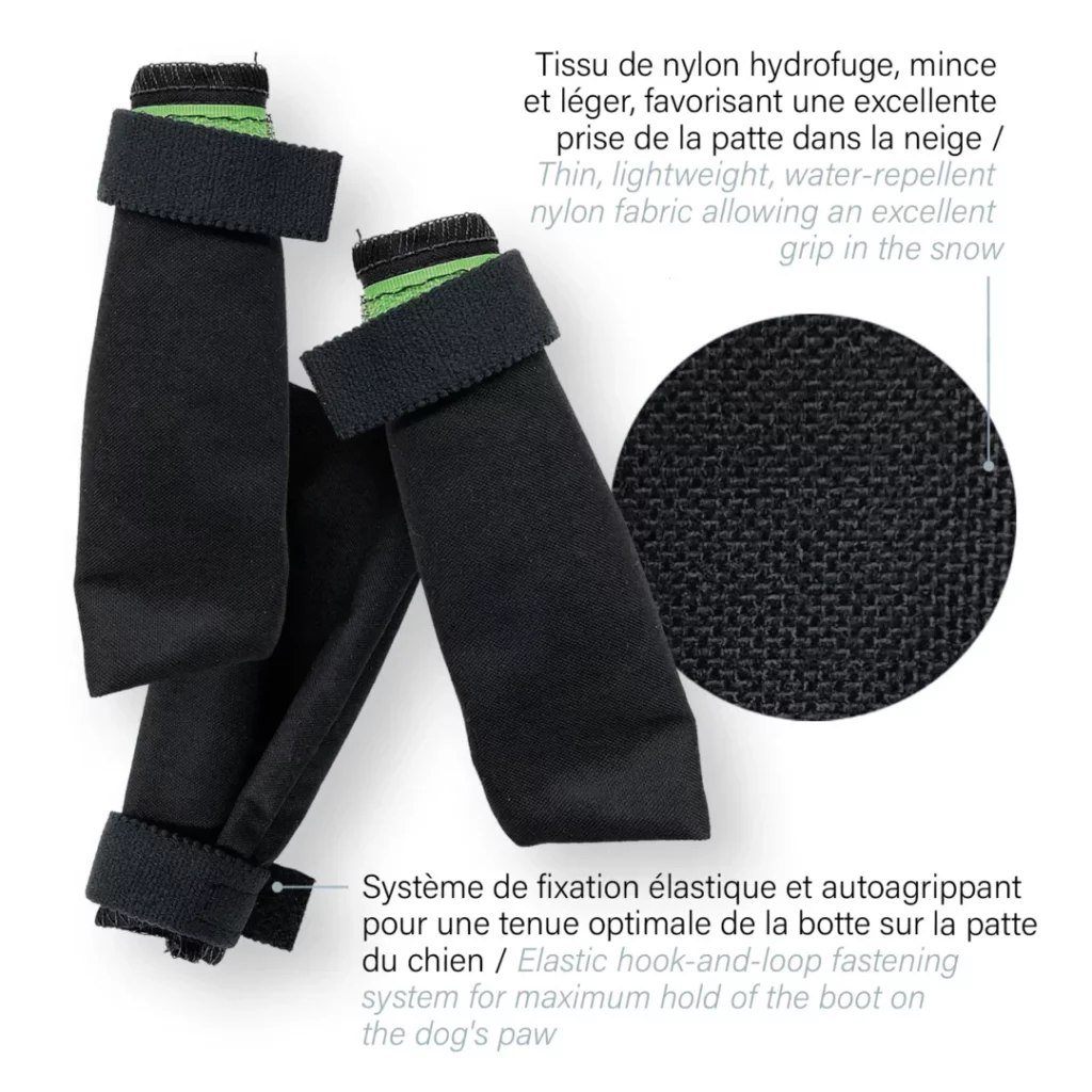 NAHAK | Botte pour chien - surface enneigée